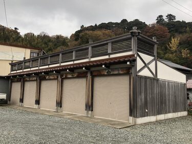 74　加賀大聖寺の車庫